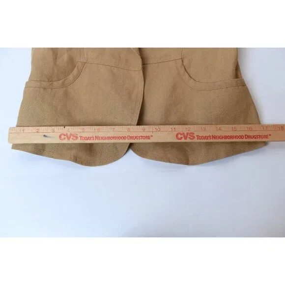 Vintage DKNY Women’s Camel 100% Linen Blazer Jacket Size 8 - Picture 15 of 16